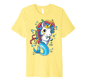Funny shirts V-neck Tank top Hoodie sweatshirt usa uk au ca gifts for Unicorn Mermaid Mermicorn T Shirt Girls Kids Rainbow Gifts 1709953