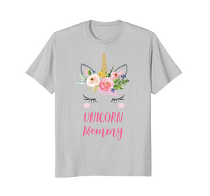 Funny shirts V-neck Tank top Hoodie sweatshirt usa uk au ca gifts for Floral Unicorn Mom Shirt, Unicorn Mommy Gift 1665779
