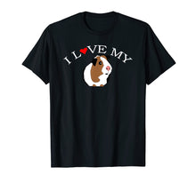 Load image into Gallery viewer, Funny shirts V-neck Tank top Hoodie sweatshirt usa uk au ca gifts for I Love Guinea Pig T-Shirt, guinea pig lovers tee 1700981
