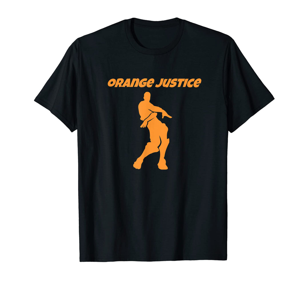 Funny shirts V-neck Tank top Hoodie sweatshirt usa uk au ca gifts for Orange Justice Shirt Video Game Dance Youth Kids Boys Girls 1909327