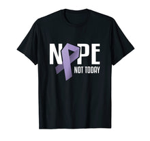 Load image into Gallery viewer, Funny shirts V-neck Tank top Hoodie sweatshirt usa uk au ca gifts for Nope Not Today Stomach Cancer Tee Periwinkle Support Ribbon 1796249
