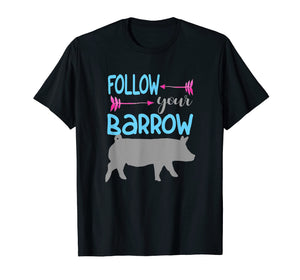 Funny shirts V-neck Tank top Hoodie sweatshirt usa uk au ca gifts for Cute 4-H Show Pig TShirt For Girls Who Follow Their Barrow 2059254