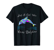 Load image into Gallery viewer, Funny shirts V-neck Tank top Hoodie sweatshirt usa uk au ca gifts for Dolphin Shirts For Girls - Cute Floral Gift Tee Apparel 1696033

