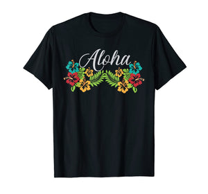 Aloha Hawaii T-Shirt From The Island. Feel The Aloha Spirit