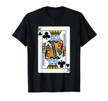 Load image into Gallery viewer, Funny shirts V-neck Tank top Hoodie sweatshirt usa uk au ca gifts for King Of Clubs Playing Card T-Shirt Poker Player Costume 2763735
