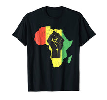 Load image into Gallery viewer, Funny shirts V-neck Tank top Hoodie sweatshirt usa uk au ca gifts for Vintage Black Power African Continent T-Shirt 1717946
