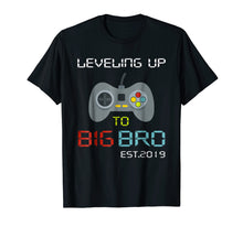 Load image into Gallery viewer, Funny shirts V-neck Tank top Hoodie sweatshirt usa uk au ca gifts for Promoted To Big Brother 2019 Shirt Leveling up to Big Bro 1984082
