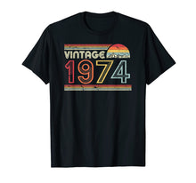 Load image into Gallery viewer, 1974 Vintage T Shirt, Birthday Gift Tee. Retro Style Shirt.
