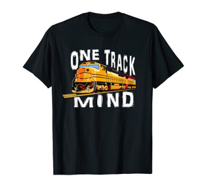 Funny shirts V-neck Tank top Hoodie sweatshirt usa uk au ca gifts for One Track Mind Train Engine T Shirt 1748252