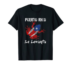 Funny shirts V-neck Tank top Hoodie sweatshirt usa uk au ca gifts for Distressed Puerto Rico Se Levanta Boricua Pride Coqui Shirt 2736480