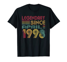 Load image into Gallery viewer, Born In April 1998 Tshirt Vintage 21st Birthday Gift Him Her

