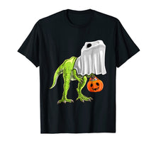 Load image into Gallery viewer, Funny shirts V-neck Tank top Hoodie sweatshirt usa uk au ca gifts for Halloween T Rex Dinosaur Ghost Trick or Treat Shirt Kids 1655894
