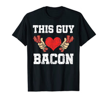 Load image into Gallery viewer, Funny shirts V-neck Tank top Hoodie sweatshirt usa uk au ca gifts for This Guy Loves Bacon T-Shirt Heart Bacon Strips Lover Gift 243720

