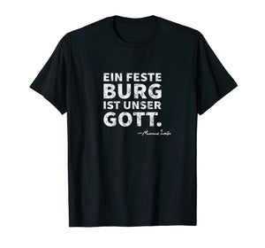 A Mighty Fortress Is Our God German Lutheran Distressed Tee