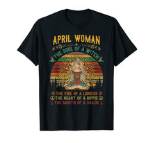 Load image into Gallery viewer, Funny shirts V-neck Tank top Hoodie sweatshirt usa uk au ca gifts for April Woman The Soul Of A Witch Mouth Of A Sailor T Shirt 2459445
