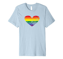 Load image into Gallery viewer, Funny shirts V-neck Tank top Hoodie sweatshirt usa uk au ca gifts for LGBT Pride Month Rainbow Heart Premium T Shirt 2812184
