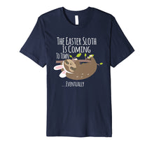 Load image into Gallery viewer, Funny shirts V-neck Tank top Hoodie sweatshirt usa uk au ca gifts for The Easter Sloth With Bunny Ears Funny T Shirt Easter Bunny 2701651
