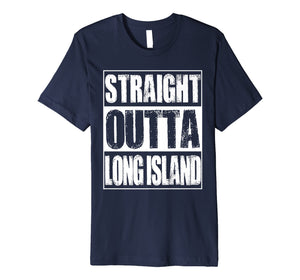 Funny shirts V-neck Tank top Hoodie sweatshirt usa uk au ca gifts for Vintage Straight Outta Long Island New York Gift T-Shirt 2003695