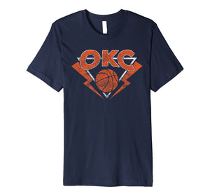 Funny shirts V-neck Tank top Hoodie sweatshirt usa uk au ca gifts for Oklahoma City OKC Distressed Basketball T-shirt 1793536