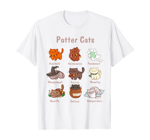 Potter Cats t-shirt, Funny Gifts For Cat Lovers T-shirt 189173