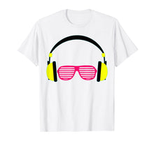 Load image into Gallery viewer, Funny shirts V-neck Tank top Hoodie sweatshirt usa uk au ca gifts for Headphones and Shutter Shades Neon Bright Music Cool T-Shirt 2967084
