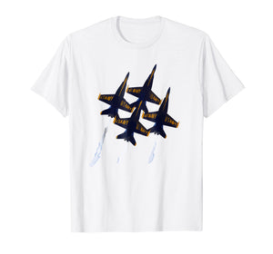 Blue Angels Diamond Formation Navy Tee Shirt