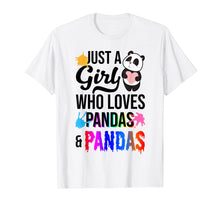 Load image into Gallery viewer, Funny shirts V-neck Tank top Hoodie sweatshirt usa uk au ca gifts for Just A Girl Who Loves Pandas And Slime T-Shirt 1516427
