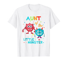 Load image into Gallery viewer, Aunt Of The Little Monster Birthday Family Monster Shirt
