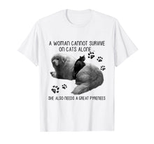 Load image into Gallery viewer, Funny shirts V-neck Tank top Hoodie sweatshirt usa uk au ca gifts for Nice Great Pyrenees Cat Tshirt 1346675
