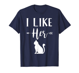 Funny shirts V-neck Tank top Hoodie sweatshirt usa uk au ca gifts for I Like His Rooster I Like Her Cat Couples T-Shirt 1535483