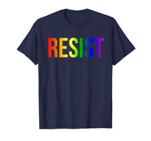 Load image into Gallery viewer, Funny shirts V-neck Tank top Hoodie sweatshirt usa uk au ca gifts for Resist Rainbow Flag Nationa Pride March Shirt 1659466
