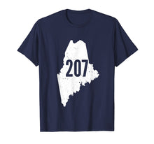 Load image into Gallery viewer, Funny shirts V-neck Tank top Hoodie sweatshirt usa uk au ca gifts for 207 Maine State Area Code Outline Pride T-Shirt 2105815
