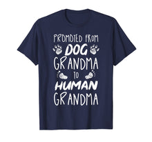 Load image into Gallery viewer, Funny shirts V-neck Tank top Hoodie sweatshirt usa uk au ca gifts for Promoted From Dog grandma To Human grandma T-Shirt 235152
