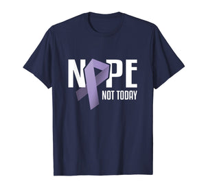 Funny shirts V-neck Tank top Hoodie sweatshirt usa uk au ca gifts for Nope Not Today Stomach Cancer Tee Periwinkle Support Ribbon 1796249