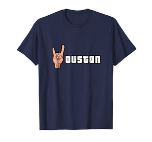 Funny shirts V-neck Tank top Hoodie sweatshirt usa uk au ca gifts for Houston Ouston Hand Gesture T-shirt For Houston Lovers Texas 1928773