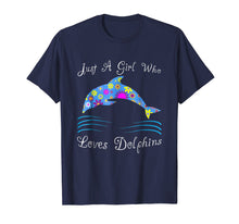 Load image into Gallery viewer, Funny shirts V-neck Tank top Hoodie sweatshirt usa uk au ca gifts for Dolphin Shirts For Girls - Cute Floral Gift Tee Apparel 1696033
