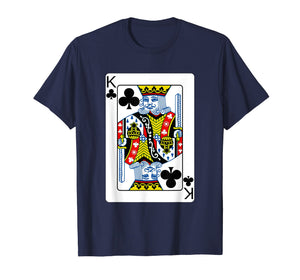Funny shirts V-neck Tank top Hoodie sweatshirt usa uk au ca gifts for King Of Clubs Playing Card T-Shirt Poker Player Costume 2763735