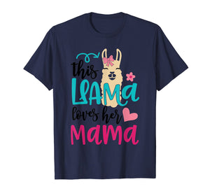 Funny shirts V-neck Tank top Hoodie sweatshirt usa uk au ca gifts for Cutest Gift Shirt This Llama Loves Her Mama Moms Gift 2367218