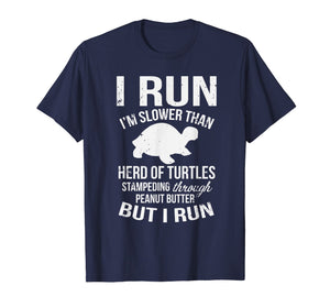 Funny shirts V-neck Tank top Hoodie sweatshirt usa uk au ca gifts for I Run I'm Slow But I Run Funny Running T-Shirt for Women 284449