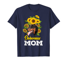 Load image into Gallery viewer, Funny shirts V-neck Tank top Hoodie sweatshirt usa uk au ca gifts for Doberman Mom T-shirt Sunflower Doberman Mother&#39;s Day Gift 2796031
