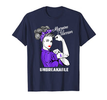 Load image into Gallery viewer, Funny shirts V-neck Tank top Hoodie sweatshirt usa uk au ca gifts for Migraine Warrior Unbreakable T-Shirt Awareness Gift 2375188
