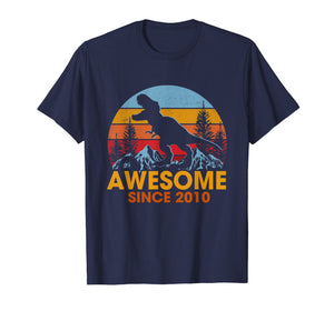 9th Birthday Gift Shirt Dinosaur 9 Year Old Tshirt For Boy
