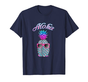 Funny shirts V-neck Tank top Hoodie sweatshirt usa uk au ca gifts for Cool Colorful Pineapple Hawaiian Aloha T-Shirt 276780