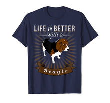 Load image into Gallery viewer, Funny shirts V-neck Tank top Hoodie sweatshirt usa uk au ca gifts for Life Is Better With a Beagle T Shirt 2913616
