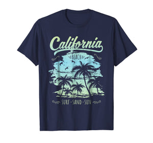 Funny shirts V-neck Tank top Hoodie sweatshirt usa uk au ca gifts for California CA Retro 70's Vintage Skyline Surf Tee Shirt 1994482