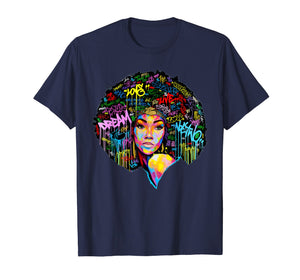 Funny shirts V-neck Tank top Hoodie sweatshirt usa uk au ca gifts for Beautiful Black Girl Magic T-Shirt Curly Hair Gift For Girl 264634