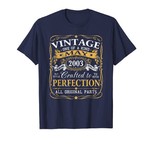 Funny shirts V-neck Tank top Hoodie sweatshirt usa uk au ca gifts for May 2003 T-shirt Retro Vintage 16th Birthday Decoration 1582459