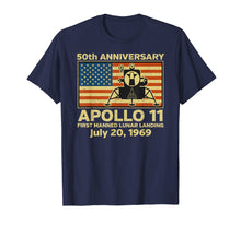 Load image into Gallery viewer, Funny shirts V-neck Tank top Hoodie sweatshirt usa uk au ca gifts for Apollo 11 American Flag 50th Anniversary Moon Landing 886892
