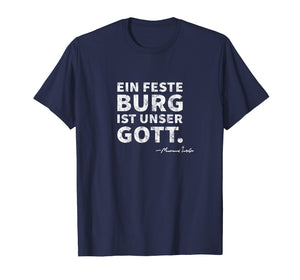 A Mighty Fortress Is Our God German Lutheran Distressed Tee