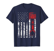Load image into Gallery viewer, Funny shirts V-neck Tank top Hoodie sweatshirt usa uk au ca gifts for Patriotic Auto &amp; Diesel Mechanic USA Flag Piston T-shirt 1410921
